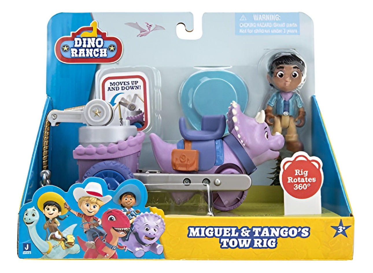 Juguete Vehículo De Remolque Con Plataforma De Dino Tango