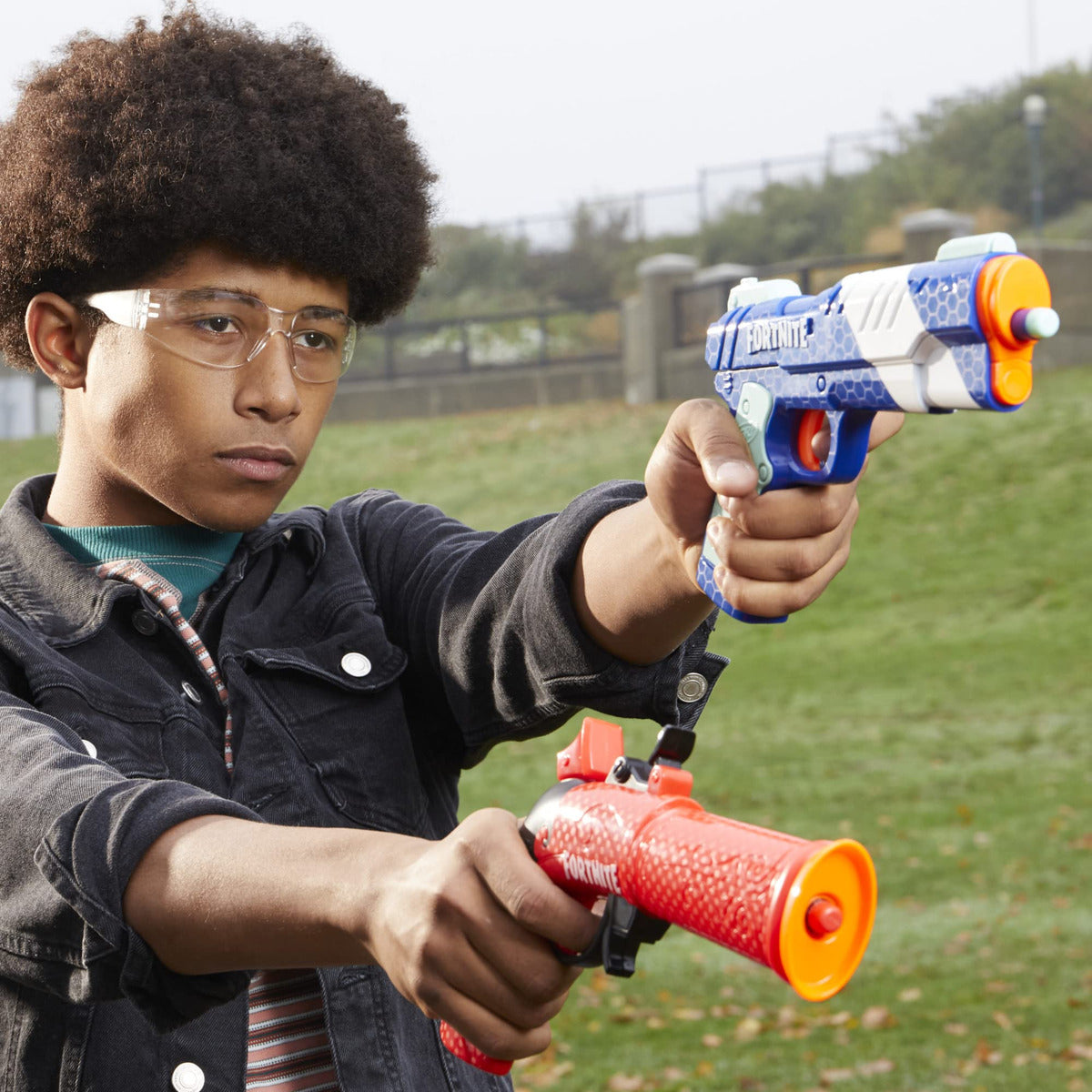 Nerf Fortnite Dual Pack Lp Y Flint-knock Con 6 Dardos Multicolor