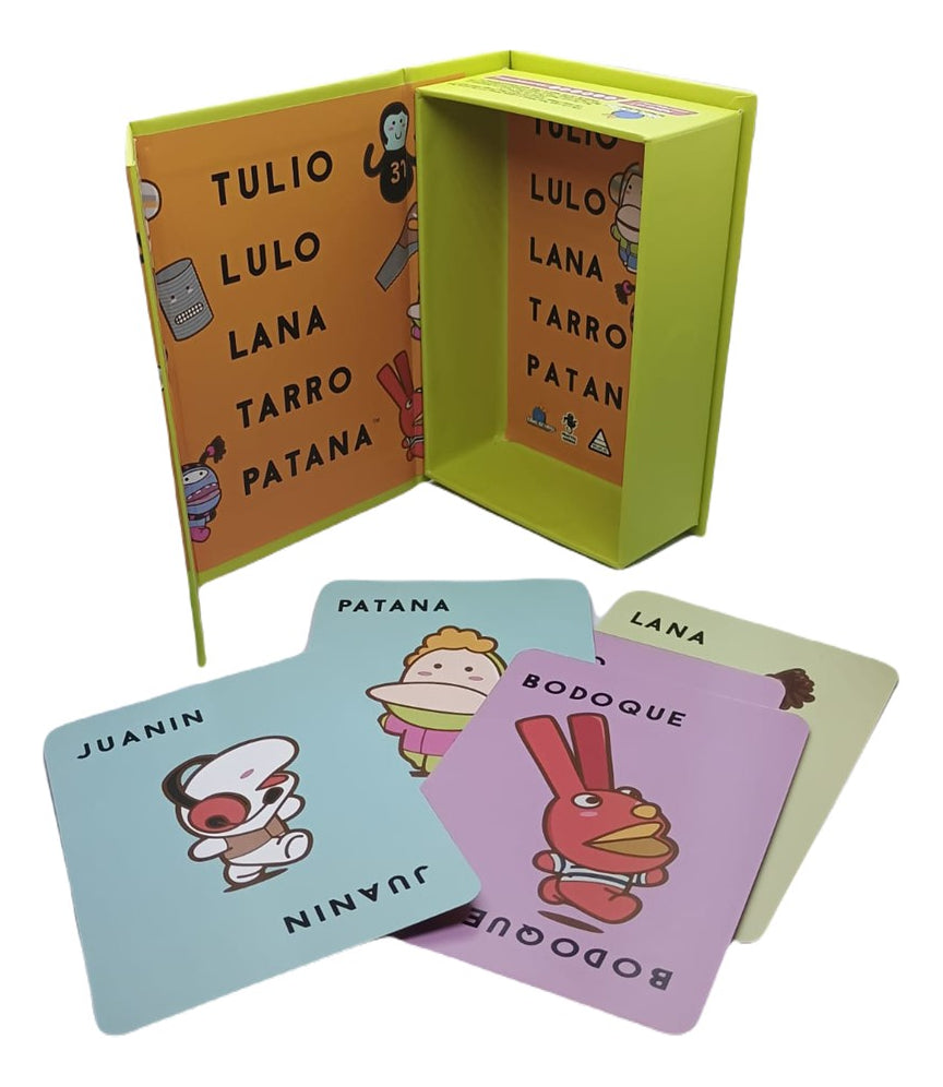 Juego De Cartas Tulio Lulo Lana Tarro Patana Juego De Mesa