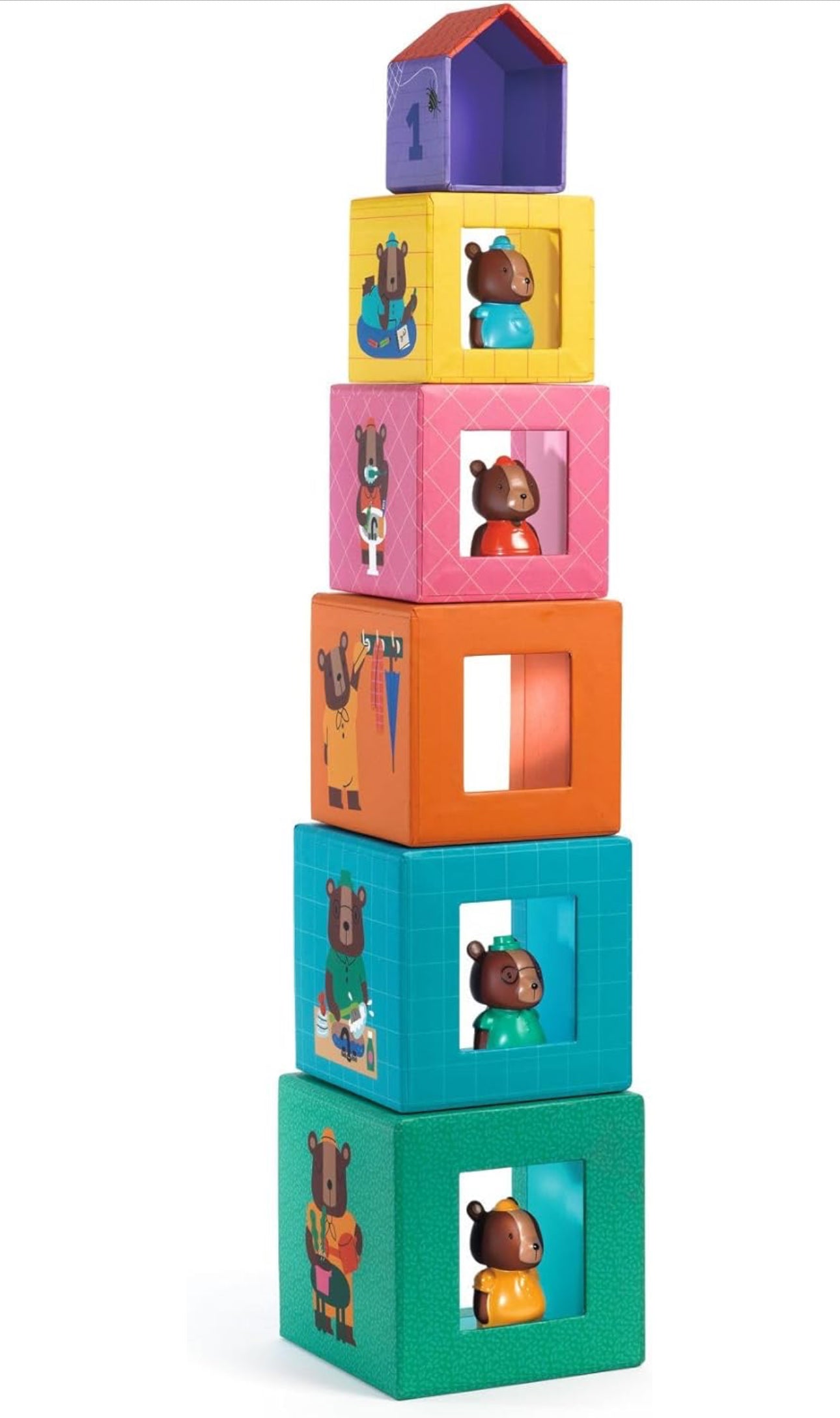 DJECO TopaniHouse - Bloques de madera
