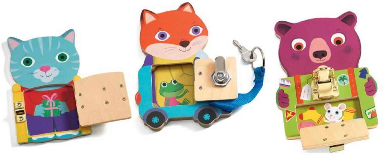 Juego de madera Locktou, motricidad - Djeco