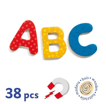 Juego Madera Magnético 38 Letras