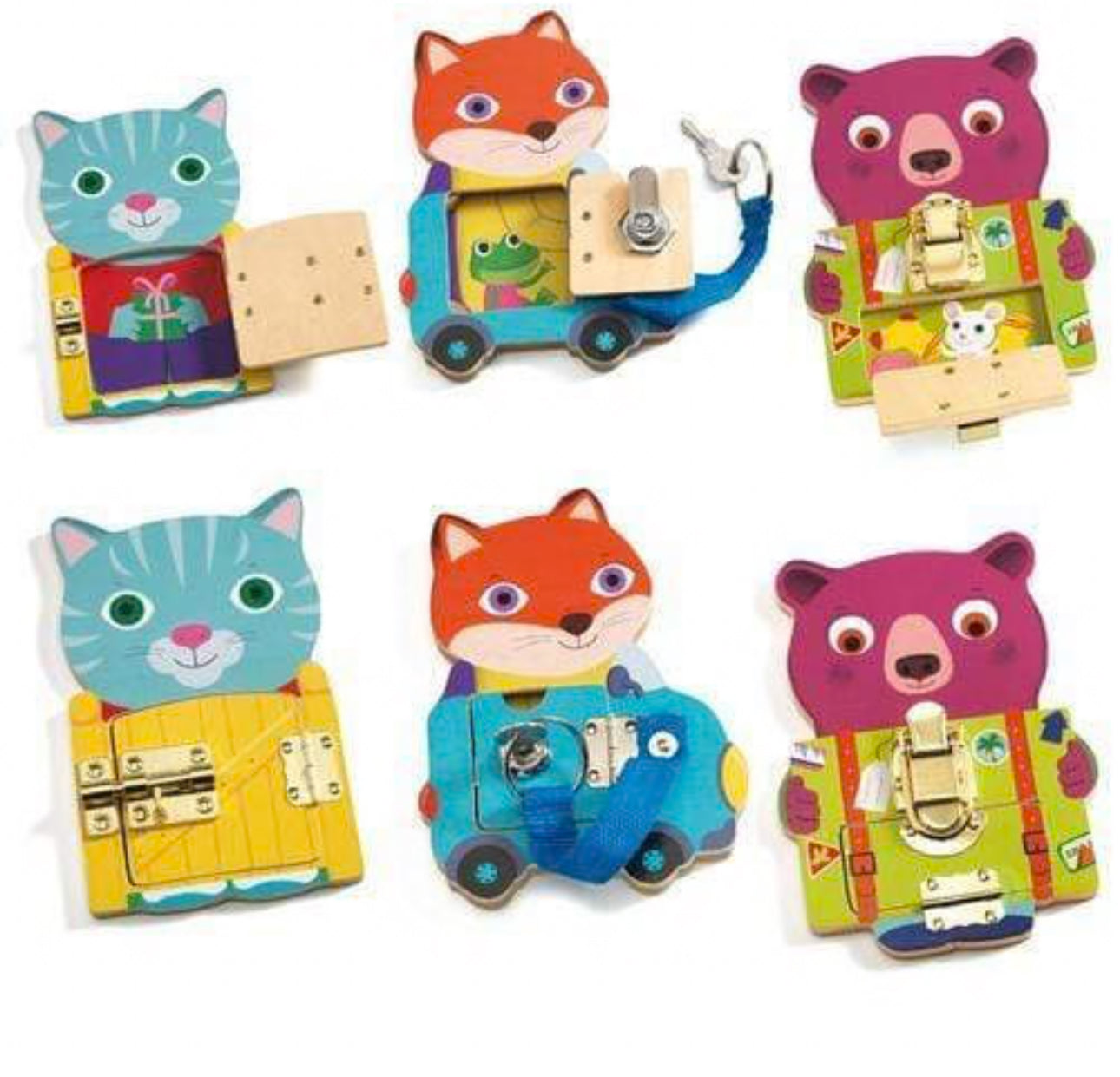 Juego de madera Locktou, motricidad - Djeco