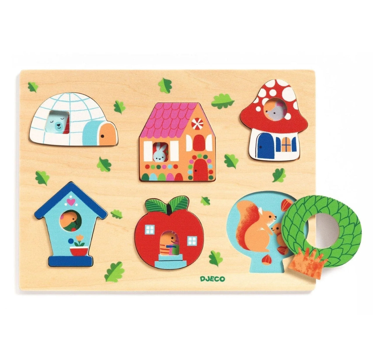 Puzzle de encaje de madera hogar