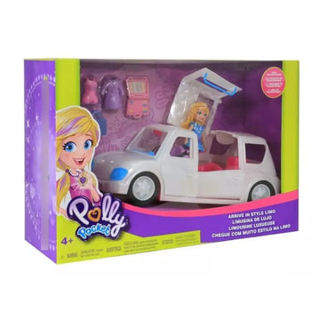 Juguete Polly Pocket Con Limusina De Lujo Y Accesorios