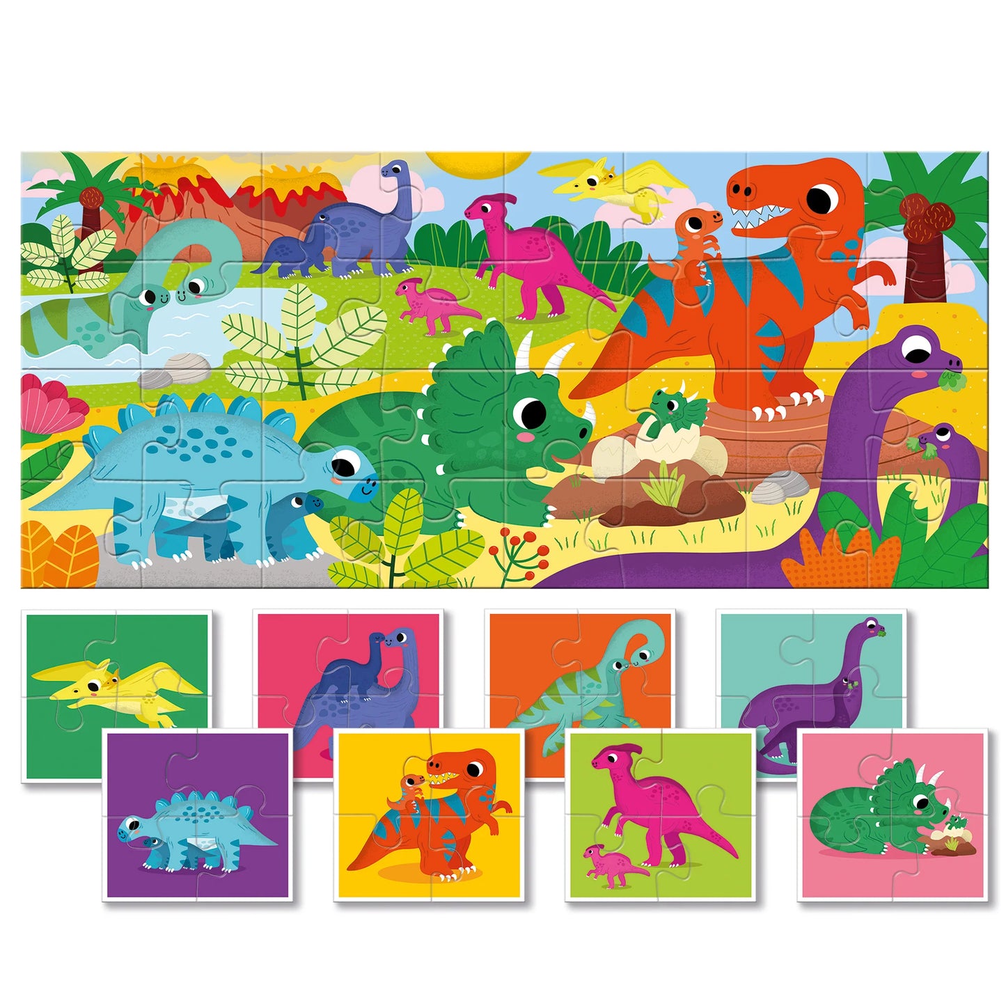 Puzzle de Colección Bebé Dinosaurio - Ludattica