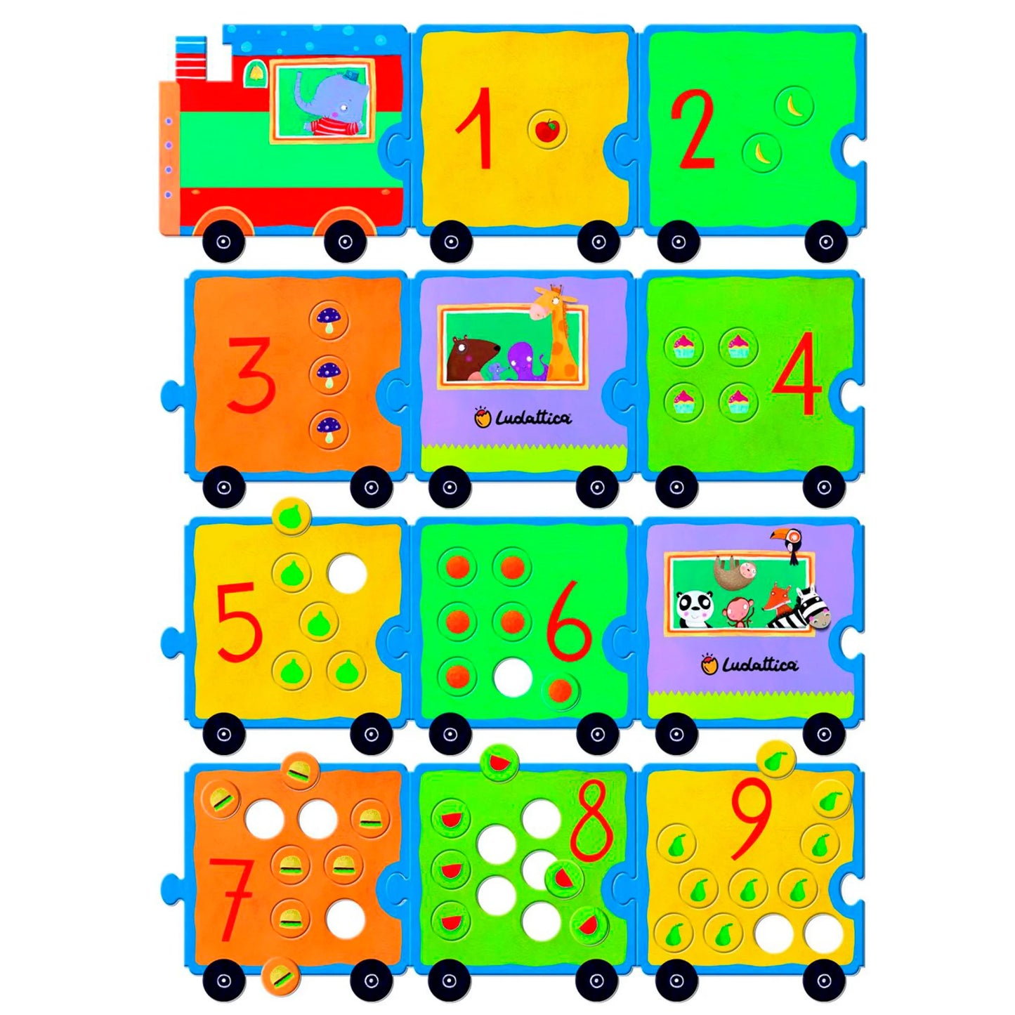 Números Montessori - Ludattica