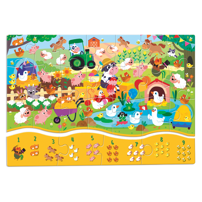 Ludattica puzzle “la granja”