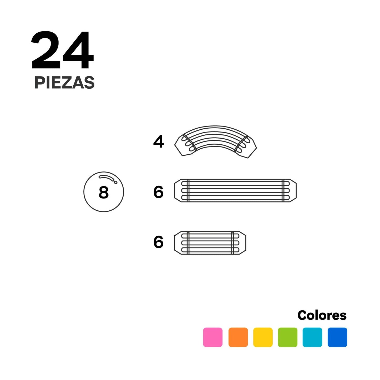 Imabars 24 piezas