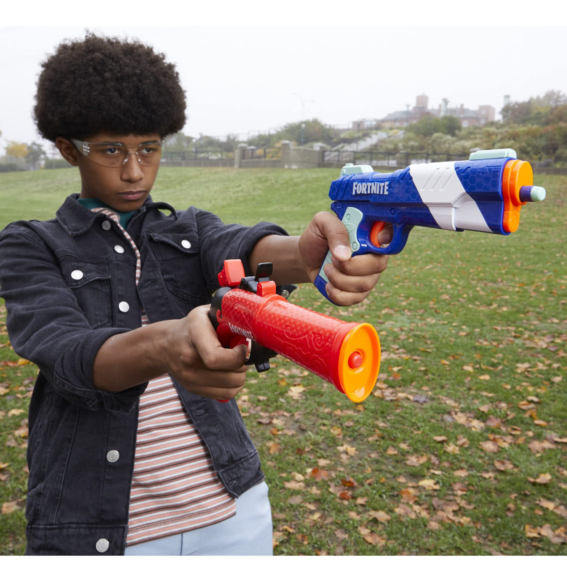 Nerf Fortnite Dual Pack Lp Y Flint-knock Con 6 Dardos Multicolor