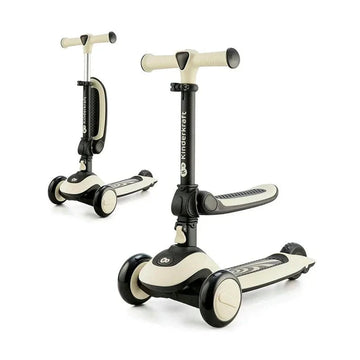Triciclo scooter 2 en 1 HALLEY stone white - Kinderkraft