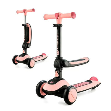 Triciclo scooter 2 en 1 HALLEY rosa pink - Kinderkraft