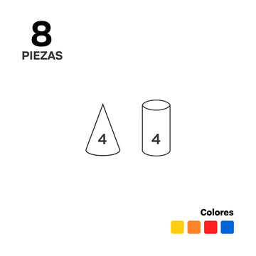 IMANIX Curvos 8 piezas